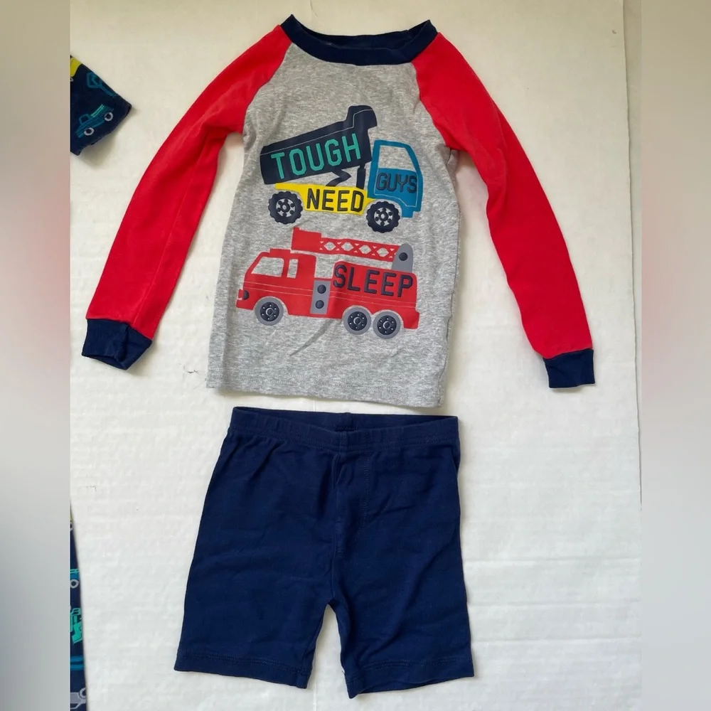 Simple Joys by Carter's Toddler Boys 6-Piece Cotton Pajamas Set 2T Trucks Dog